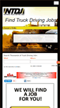 Mobile Screenshot of nationaltruckdrivingjobs.com